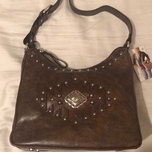 NEW! American West leather handbag